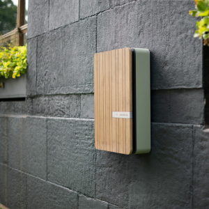 anderson ev charger on black wall